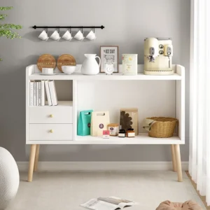 ركن قهوة كورنا أبيض عصري