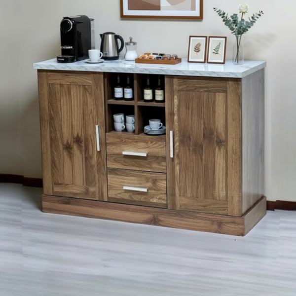 ركن قهوة خشبي مودرن